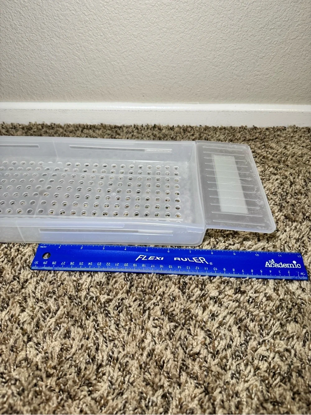 NWOT Clear Plastic Bath Caddy Tray